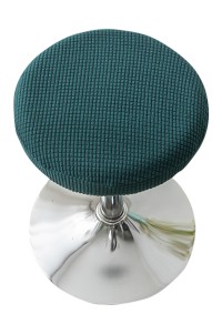 Manufacture of chair covers for round stools Design of solid color chair covers for beauty salons Specialty shop for elastic chair covers 27-35 36-45 SKSC019 front view